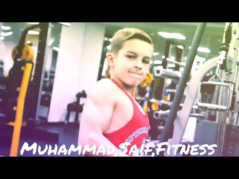 Young Muscle Machine   11 Years Old Most Muscular Boy In The World