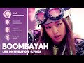BLACKPINK BOOMBAYAH Line Distribution Lyrics Color Coded PATREON REQUESTED
