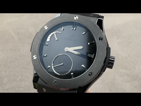 Hublot Classic Fusion 8 Day Power Reserve 516.CM.1440.LR Black Ceramic Hublot Watch Review