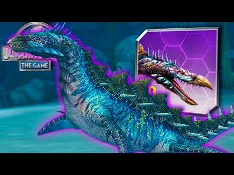 NEW LEPTOSTEGA MAX LVL 40 | AQUATIC HYBRID MAXED! - Jurassic World - The Game | Ep. 293