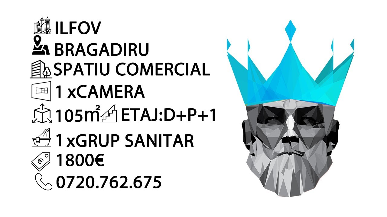 Tur video Spatiu Comercial | Bragadiru | Vitrina | 380v | Parcare | Terasa