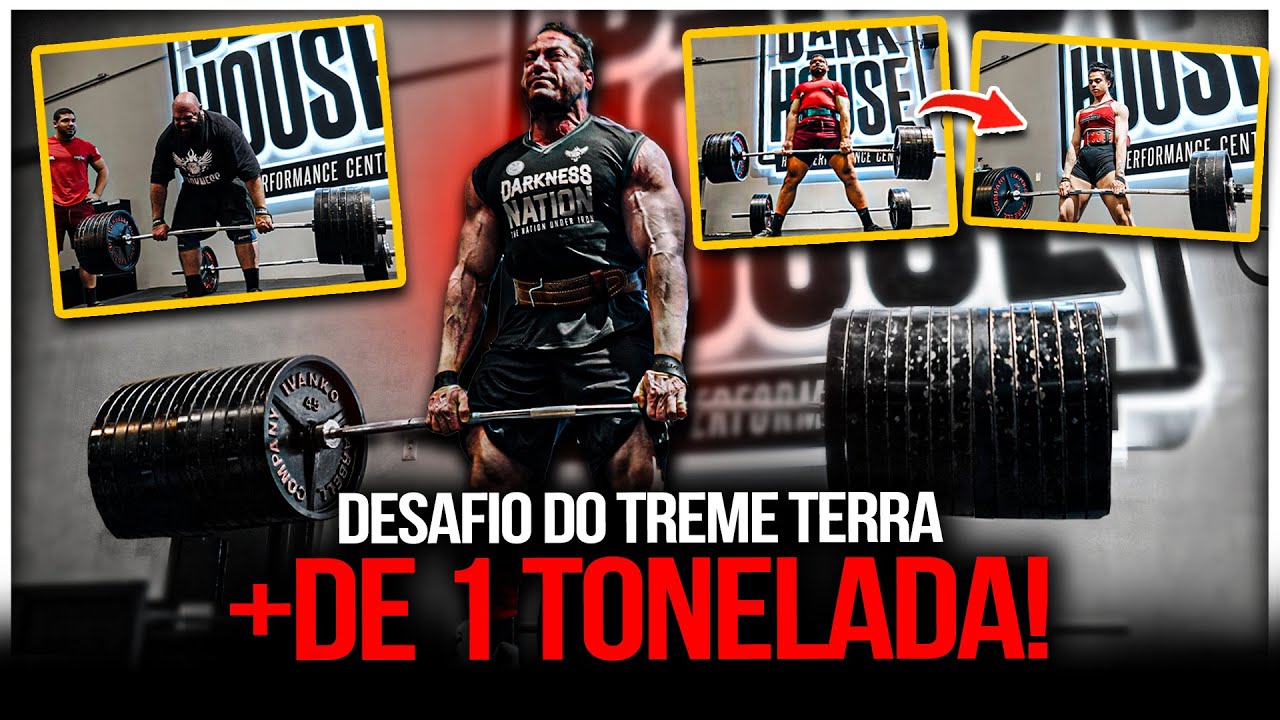 DESAFIO DO TREME TERRA: NINJA E CONVIDADOS! | *+ de 1 tonelada*