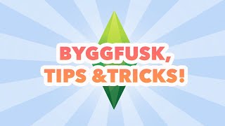 Byggfusk, tips och tricks! | 🤩 Lås upp 1000+ föremål! ✨| The Sims 4 (På svenska)
