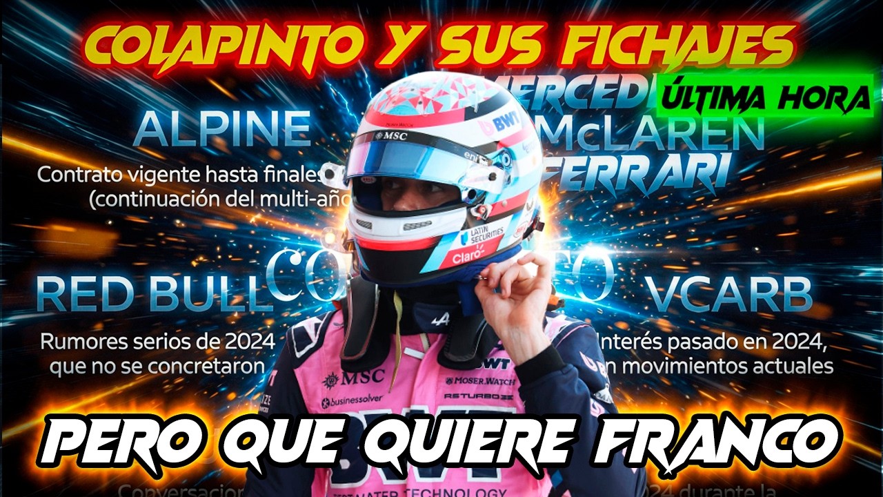 Alpine blinda a Franco Colapinto hasta 2029: La apuesta de Briatore por el joven talento
