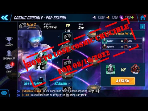 MSF - How to Lose Cosmic Crucible for 08/16/2022