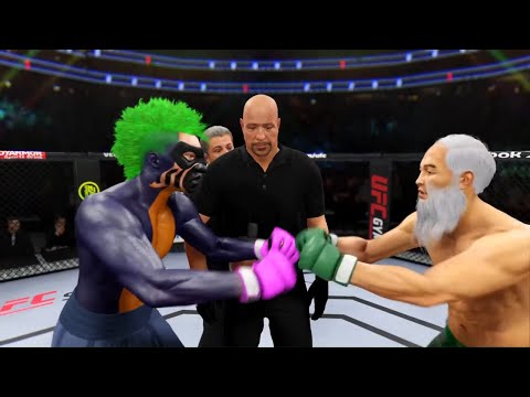 Angry Bird vs. Old Bruce Lee - EA sports UFC 4