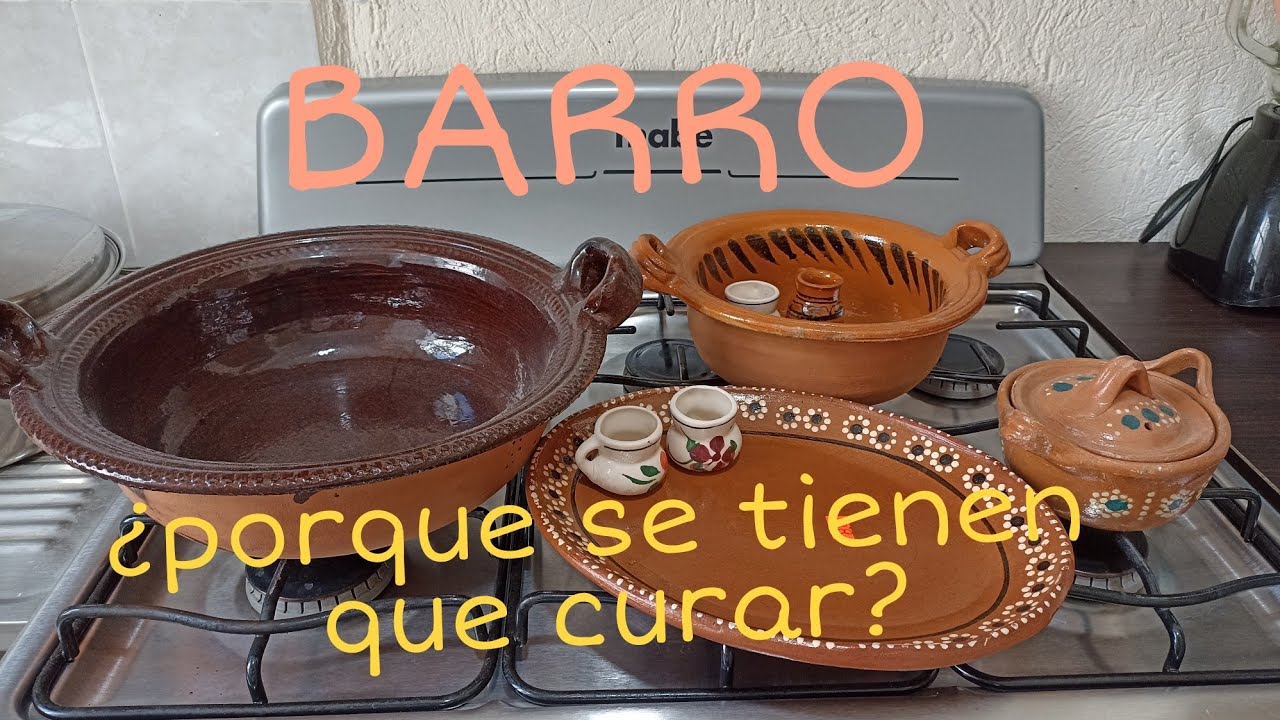 OTRAS FORMAS DE CURAR CAZUELAS DE BARRO