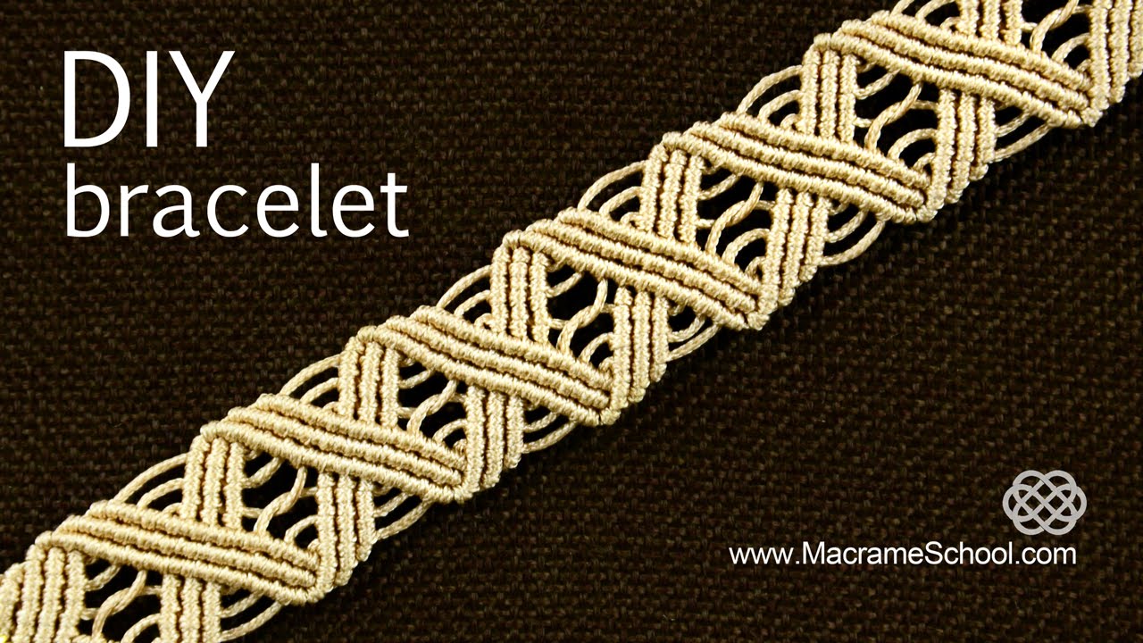 Wavy Macramé ZigZag Bracelet Tutorial ╳╳╳╳