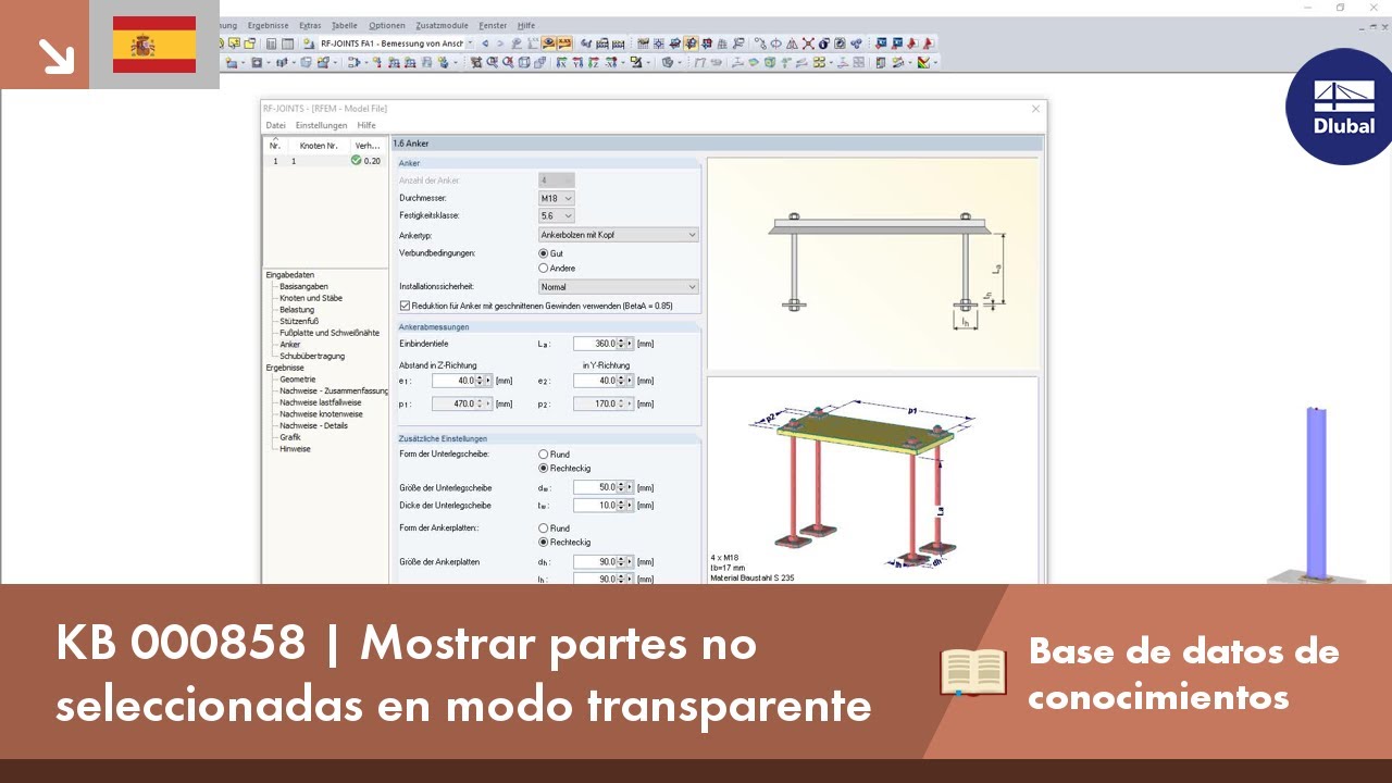 KB 000858 | Mostrar partes no seleccionadas en modo transparente