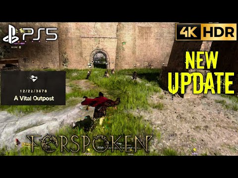A Vital Outpost FORSPOKEN PS5 Gameplay Walkthrough 4K 60FPS HDR | PS5 Forspoken Demo A Vital Outpost