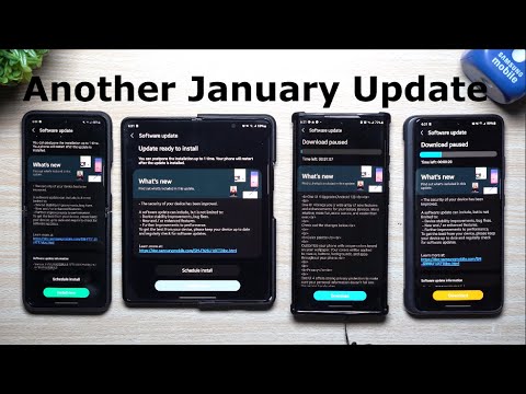 Another January Samsung Update - One UI 4, January Patch (Note 20, S21, Flip & Fold)