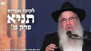 תניא פרק מ' חלק ג', הרב יעקב משה וואלבערג | שנת תשפ"ה