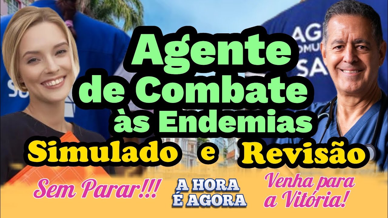 Agente de Combate às Endemias | Simulado e Revisão | ACE  2024 | Questões e Dicas