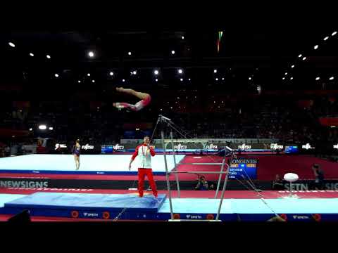 Li Shijia (CHN) Uneven Bars All Around 2019 Stuttgart World Championships