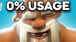 I used the 8 most USELESS cards in Clash Royale