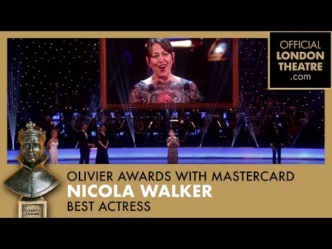 Nicola Walker wins Best Actress in a Supporting Role | Olivier Awards 2013 with Mastercard