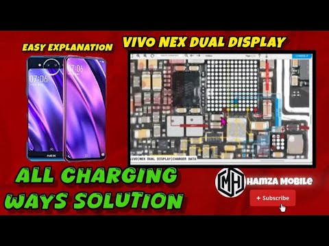 Vivo NEX DUAL Disply Charging ways,Not Charging Problem Solutions,USB Solutions,Tracks Jumper Solvde