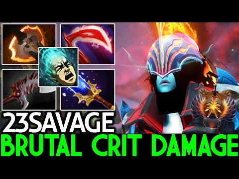 23SAVAGE [Phantom Assassin] Brutal Crit Damage This Build is Strong Dota 2