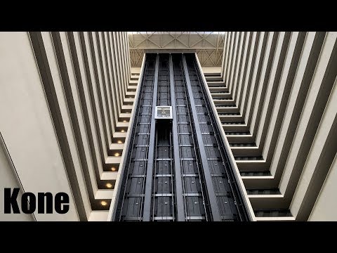 Scenic KONE Traction Elevators @ The Hyatt Regency - Indianapolis, IN