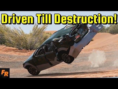 Driven Till Destruction! - The Desert Road - BeamNG Drive