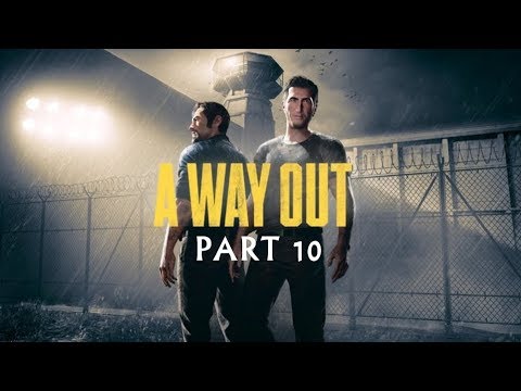 A WAY OUT Walkthrough Gameplay Part 10 - CONSTRUCTION SITE (PS4 Pro)