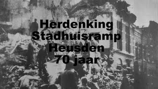 preview picture of video 'Indrukwekkende herdenking stadhuisramp Heusden'