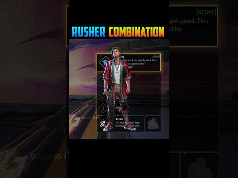 Rusher Character Combination | Best Character Skill For Rusher In Free Fire