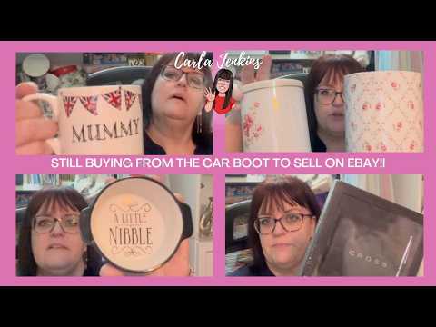 Car Boot Haul To Sell On Ebay | CARLA JENKINS