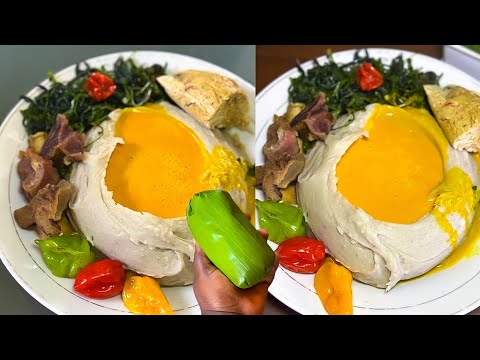 DELICIOUS ACHU AND YELLOW SOUP RECIPE | SAUCE JAUNE AUX TARO 🇨🇲