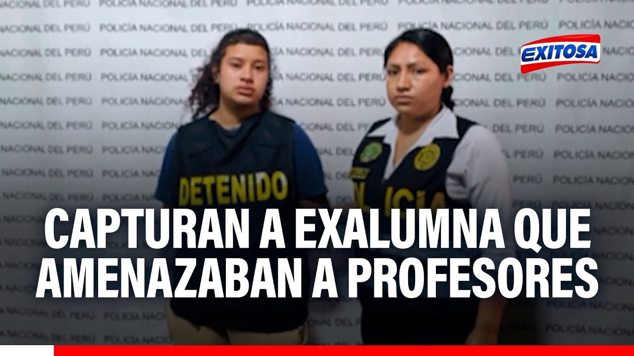 🔴🔵 ¡De no creer! Capturan a EXALUMNA de colegio en El Agustino que extorsionaba a profesores