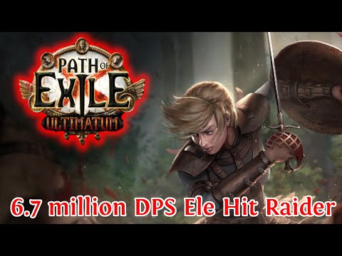 PATH OF EXILE 3.14 - 6.7 MILLION DPS ELEMENTAL HIT RAIDER - BUILD SHOWCASE - MY FAVORITE BOW BUILD!!