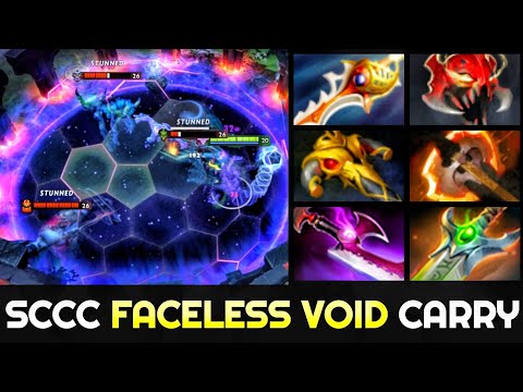 SCCC Faceless Void Full Slotted Carry with Divine Rapier Dota 2
