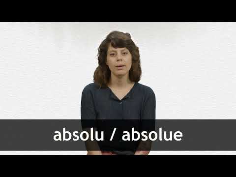 English Translation of “ABSOLU” | Collins French-English Dictionary