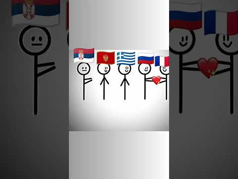 Love Serbia #countries #Serbia #countryballs #animation #flags #Europe #shorts #fyp #Greece #Rusiia