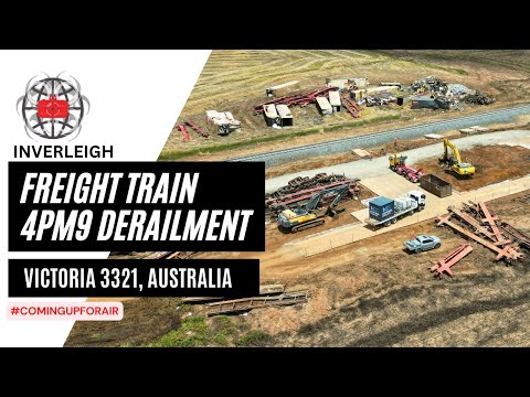 Inverleigh Freight Train 4PM9 Derailment JWA Bog Mat Deployment // #Comingupforair