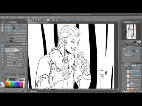 Mastering Clip Studio Creating Color Hold Line Art | packtpub com