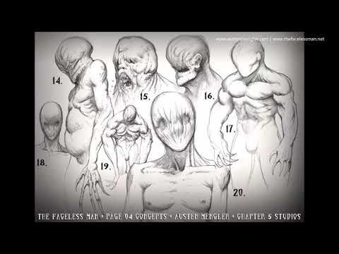 The Faceless Man - Concept Art Page 3 - Horror Film Creature Design