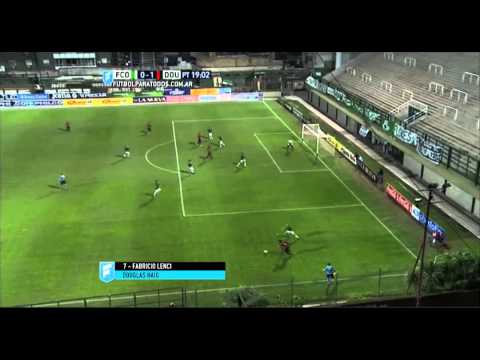 Gol de Lenci. Ferro 0 - Douglas Haig 1. Fecha 13. B Nacional 2015. FPT