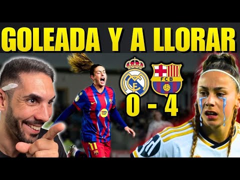 EL BARÇA FEMENINO HUMILLA al REAL MADRID y HUNDE a ATHENEA del CASTILLO ¡OTRA DIMENSIÓN!