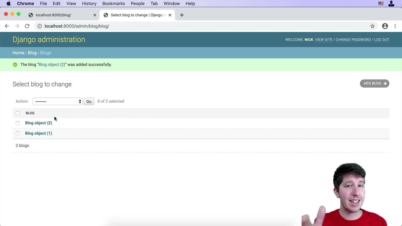 007  Blog Model | Full stack Development | Django | Python | Full Course |