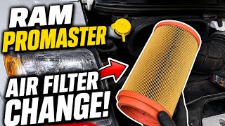 How to Change Air Filter on Ram ProMaster (2014–2025) Easy DIY