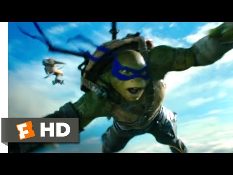 Teenage Mutant Ninja Turtles 2 (2016) - Turtles Can Fly Scene (7/10) | Movieclips