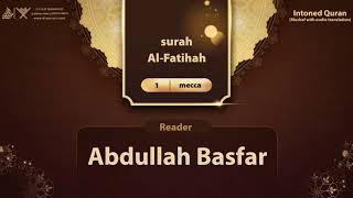 Download lagu surah Al-Fatihah with audio translation {{1}} Reader Abdullah Basfar mp3
