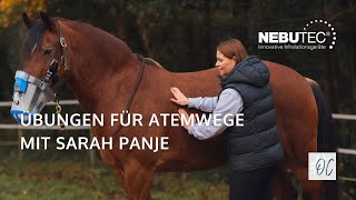 Übungen für Atemwege mit Pferdephysiotherapeutin Sarah Panje | NEBU-TEC