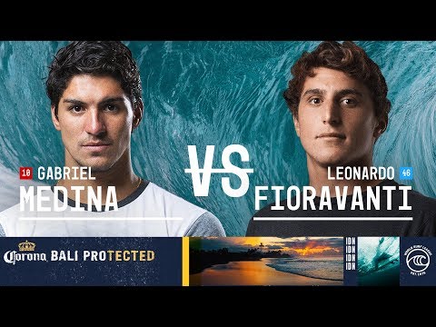 Gabriel Medina vs. Leonardo Fioravanti - Round of 32, Heat 13 - Corona Bali Protected 2019