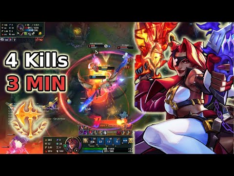 Samira INSANE ADC – 4 Kills in 3 Minutes! | League of Legends Gameplay