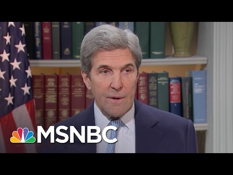 , title : 'John Kerry On Israel Settlement Policy (Full Exclusive Interview) | Andrea Mitchell | MSNBC'