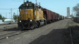 preview picture of video 'Union Pacific train watching in Fremont, Nebraska'