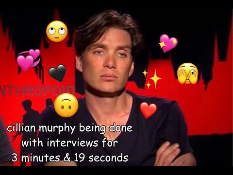 cillian murphy being done with interviews for 3 minutes and 19 seconds