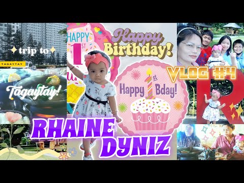 VLOG #4: HAPPY 1ST BIRTHDAY, RHAINE DYNIZ! | Mama Niz